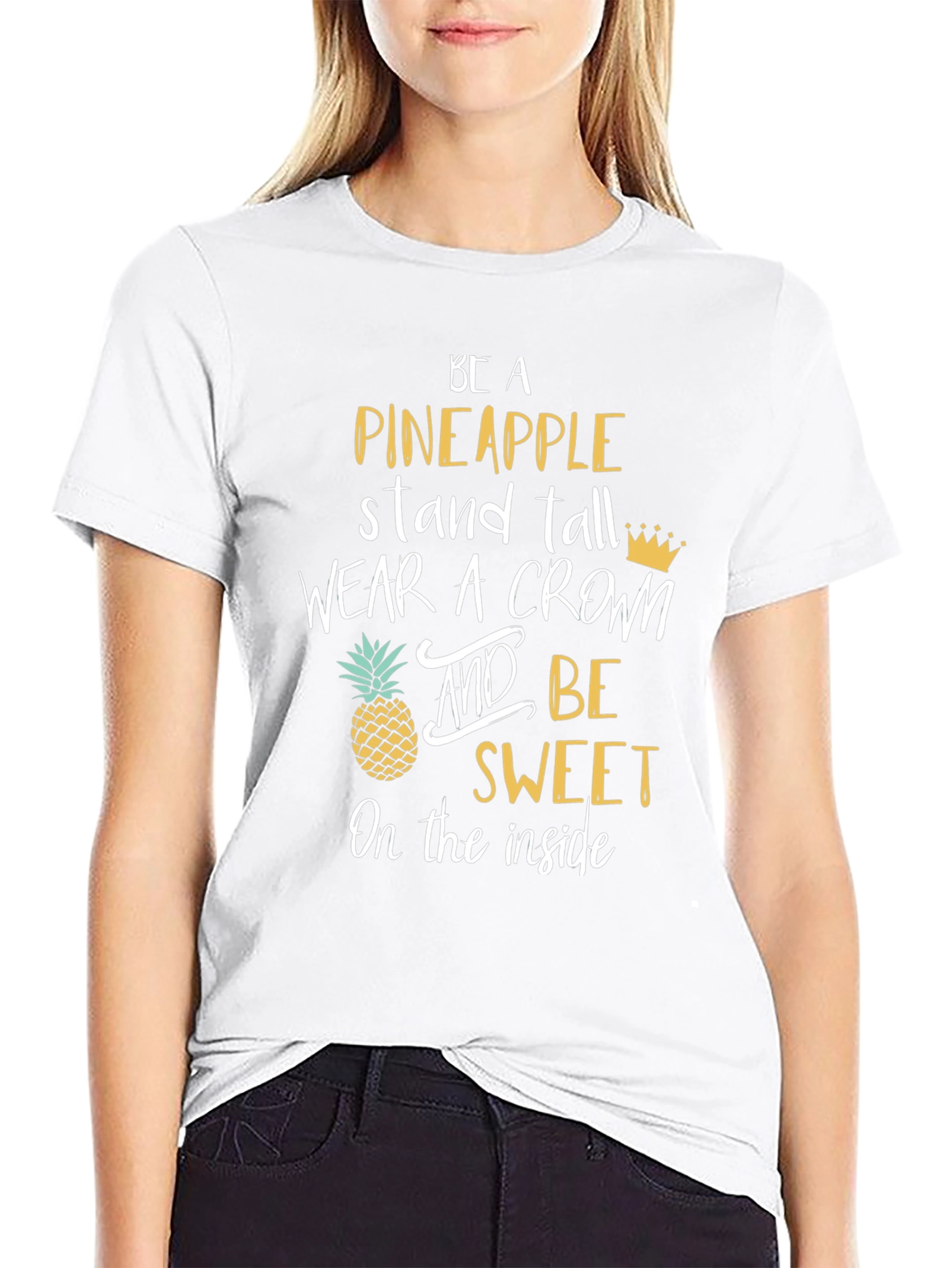 Be a Pineapple Graphic Tee - Stand Tall