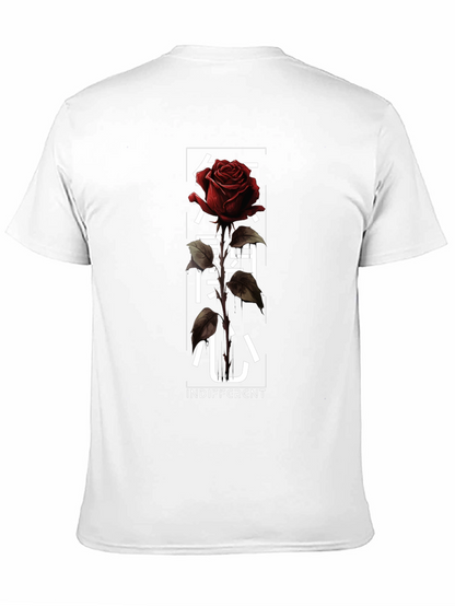Indifferent Rose Graphic Tee - Black