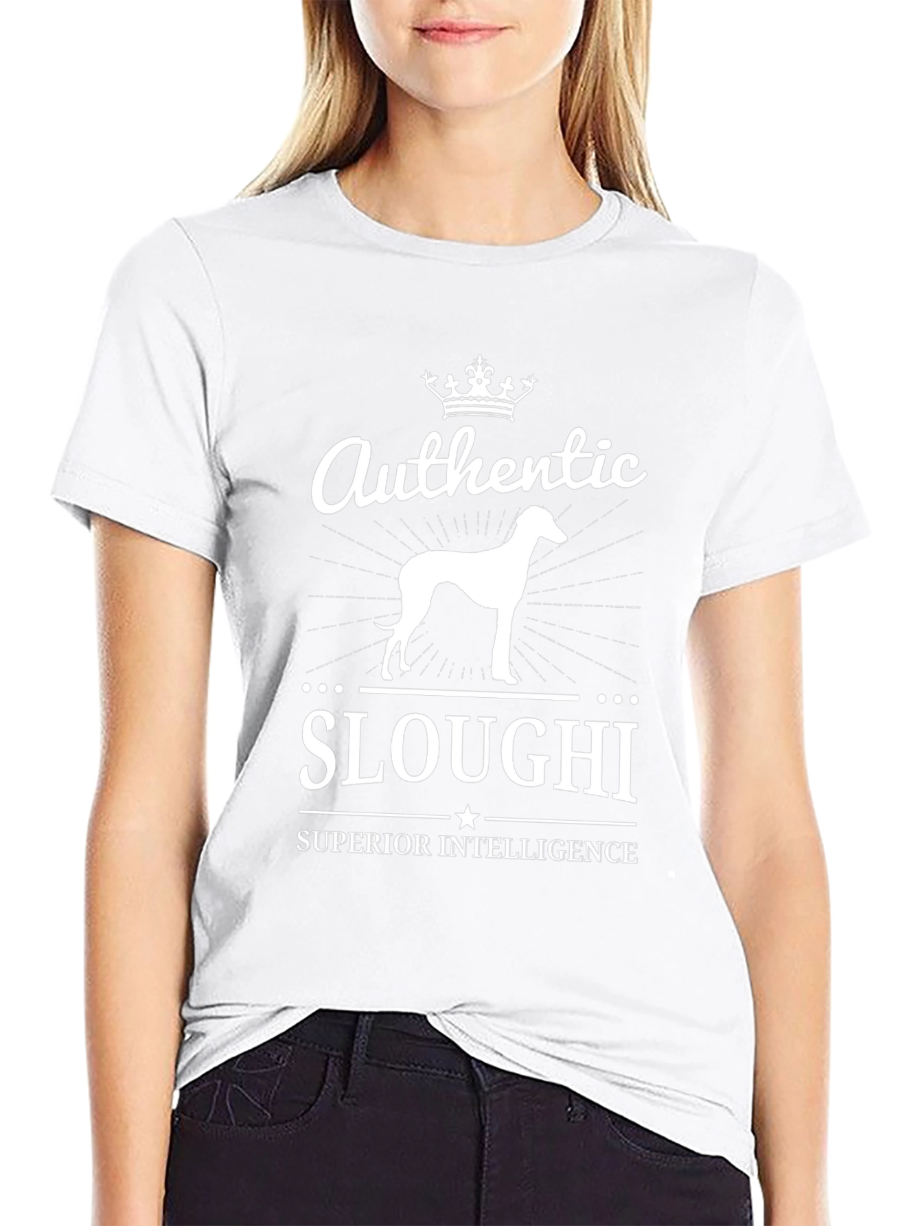Authentic Sloughi Dog Breed Graphic T-Shirt