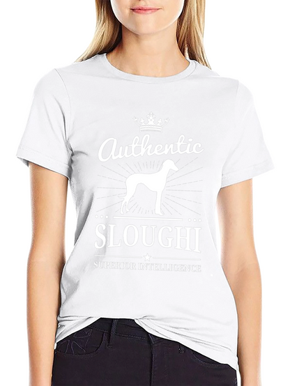 Authentic Sloughi Dog Breed Graphic T-Shirt