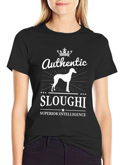 Authentic Sloughi Dog Breed Graphic T-Shirt
