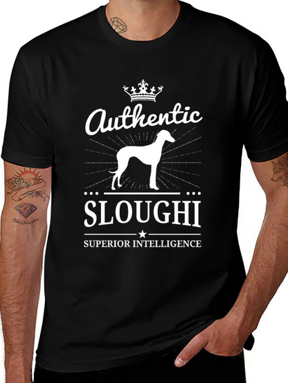Authentic Sloughi Dog Breed Graphic T-Shirt