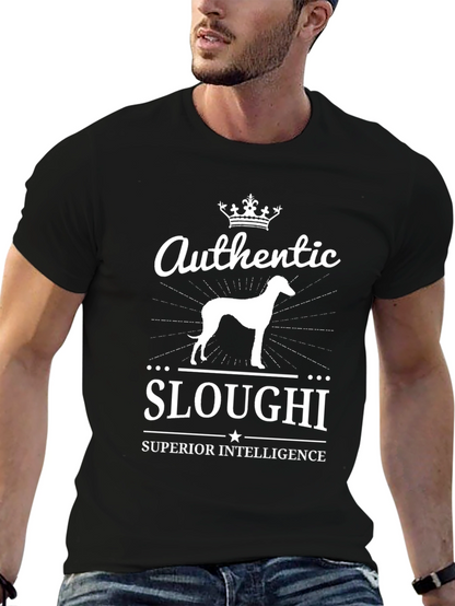 Authentic Sloughi Dog Breed Graphic T-Shirt