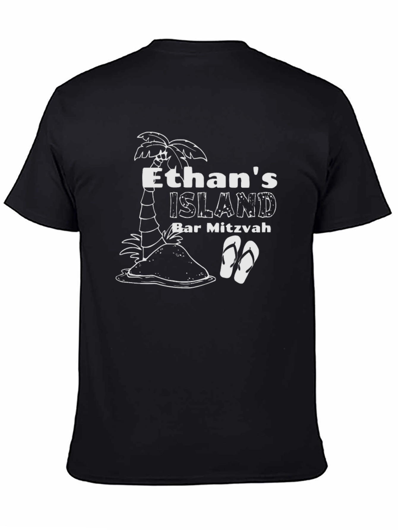 Ethans Island Bar Mitzvah Black T-Shirt