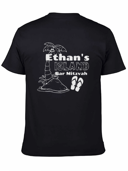 Ethans Island Bar Mitzvah Black T-Shirt
