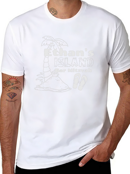 Ethans Island Bar Mitzvah Black T-Shirt