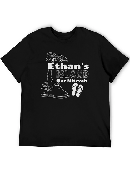 Ethans Island Bar Mitzvah Black T-Shirt