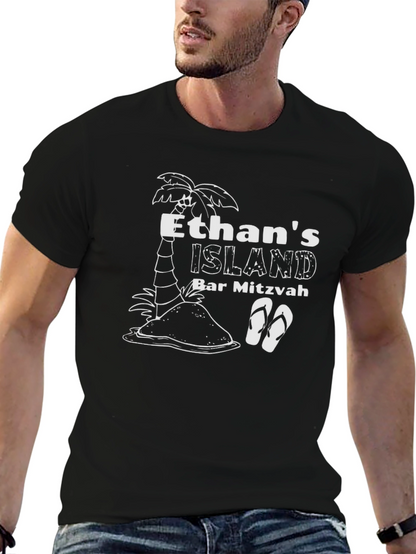 Ethans Island Bar Mitzvah Black T-Shirt
