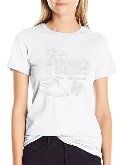 Ethans Island Bar Mitzvah Black T-Shirt