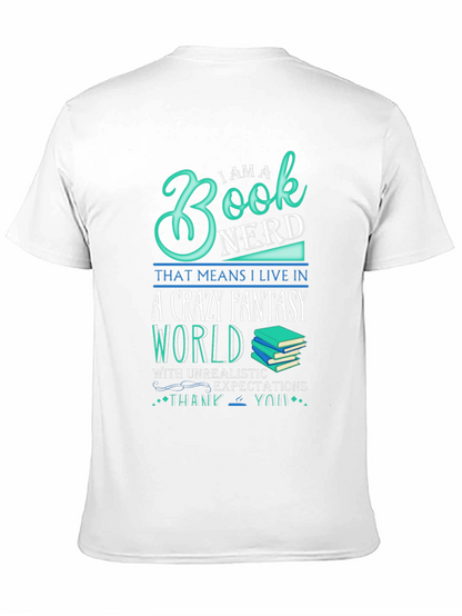 Book Nerd Crazy Fantasy World T-Shirt