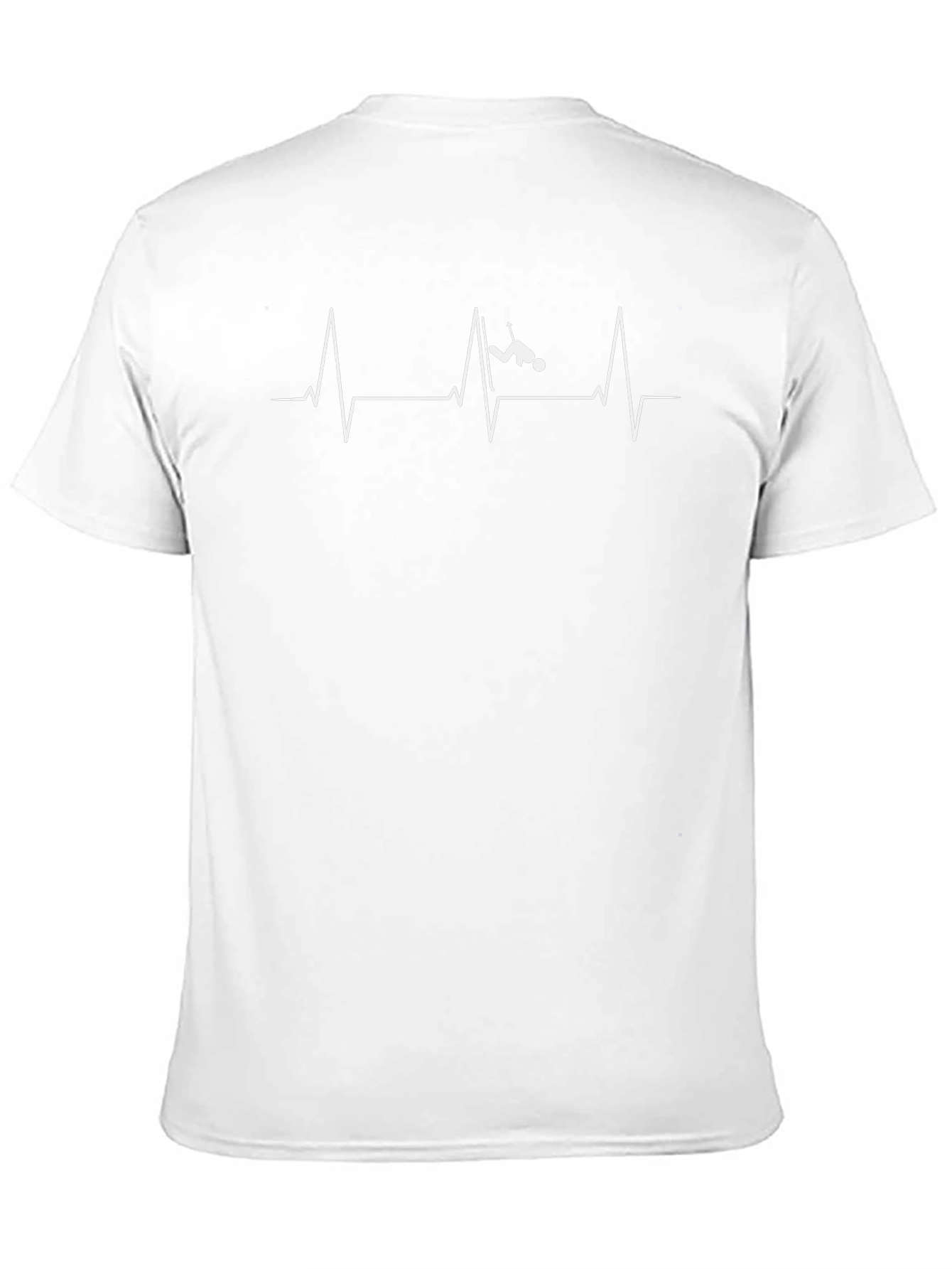 Ski Heartbeat Graphic T-Shirt - Black