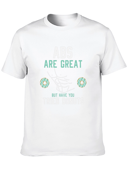 Abs Are Great Donuts T-Shirt Funny Gym Tee