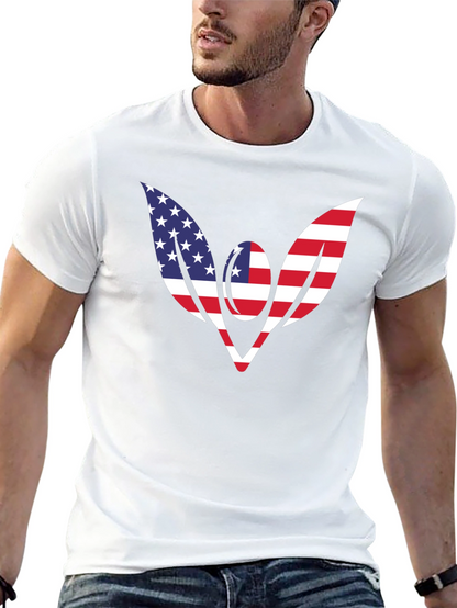 American Flag Wings T-Shirt - Patriotic Tee