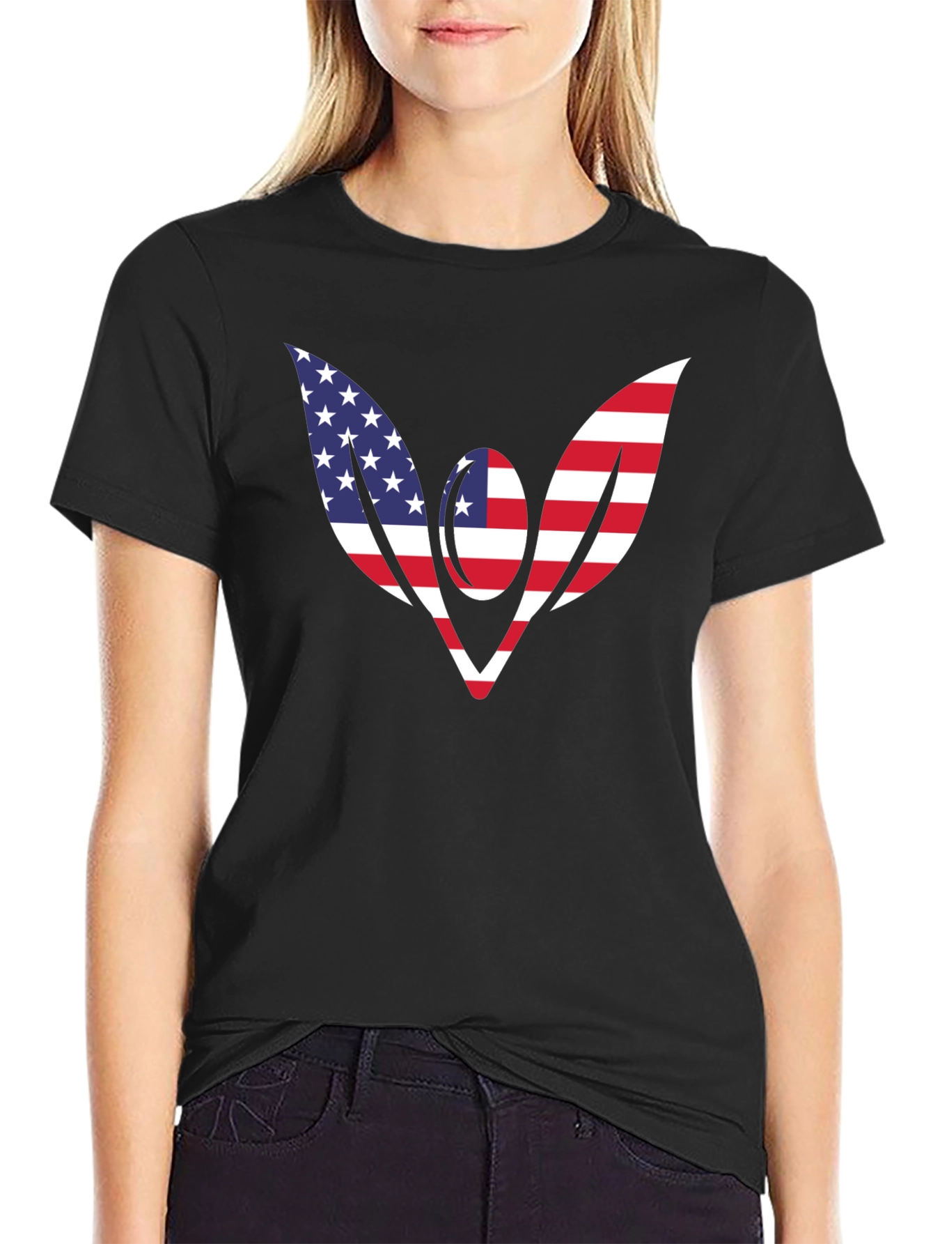 American Flag Wings T-Shirt - Patriotic Tee