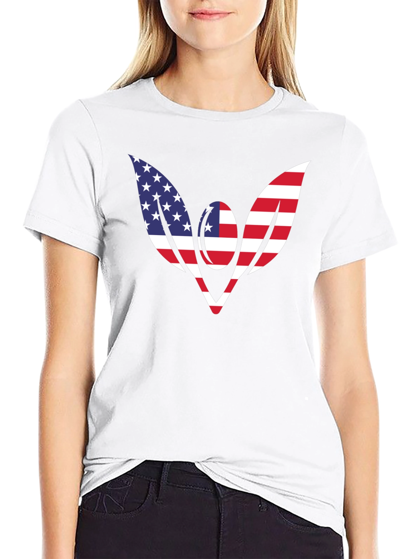 American Flag Wings T-Shirt - Patriotic Tee