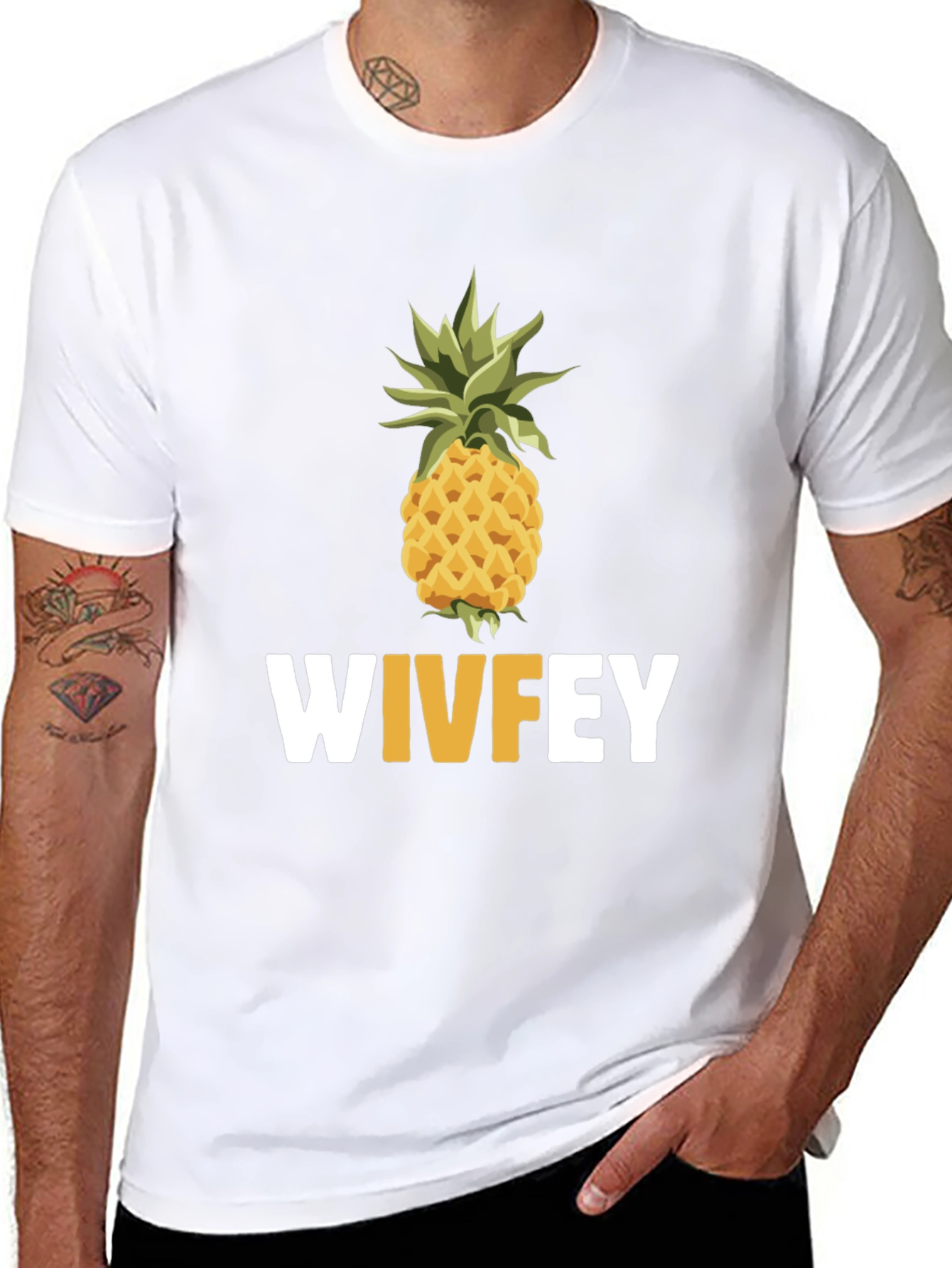 Wifey Pineapple Graphic Tee - Fun & Stylish