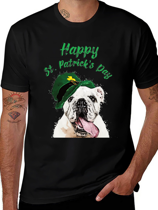 St. Patricks Day Bulldog T-Shirt