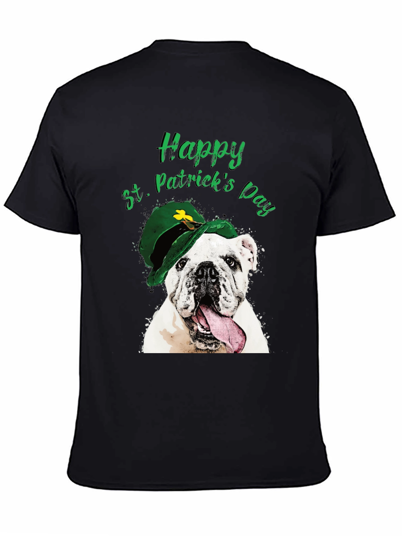 St. Patricks Day Bulldog T-Shirt