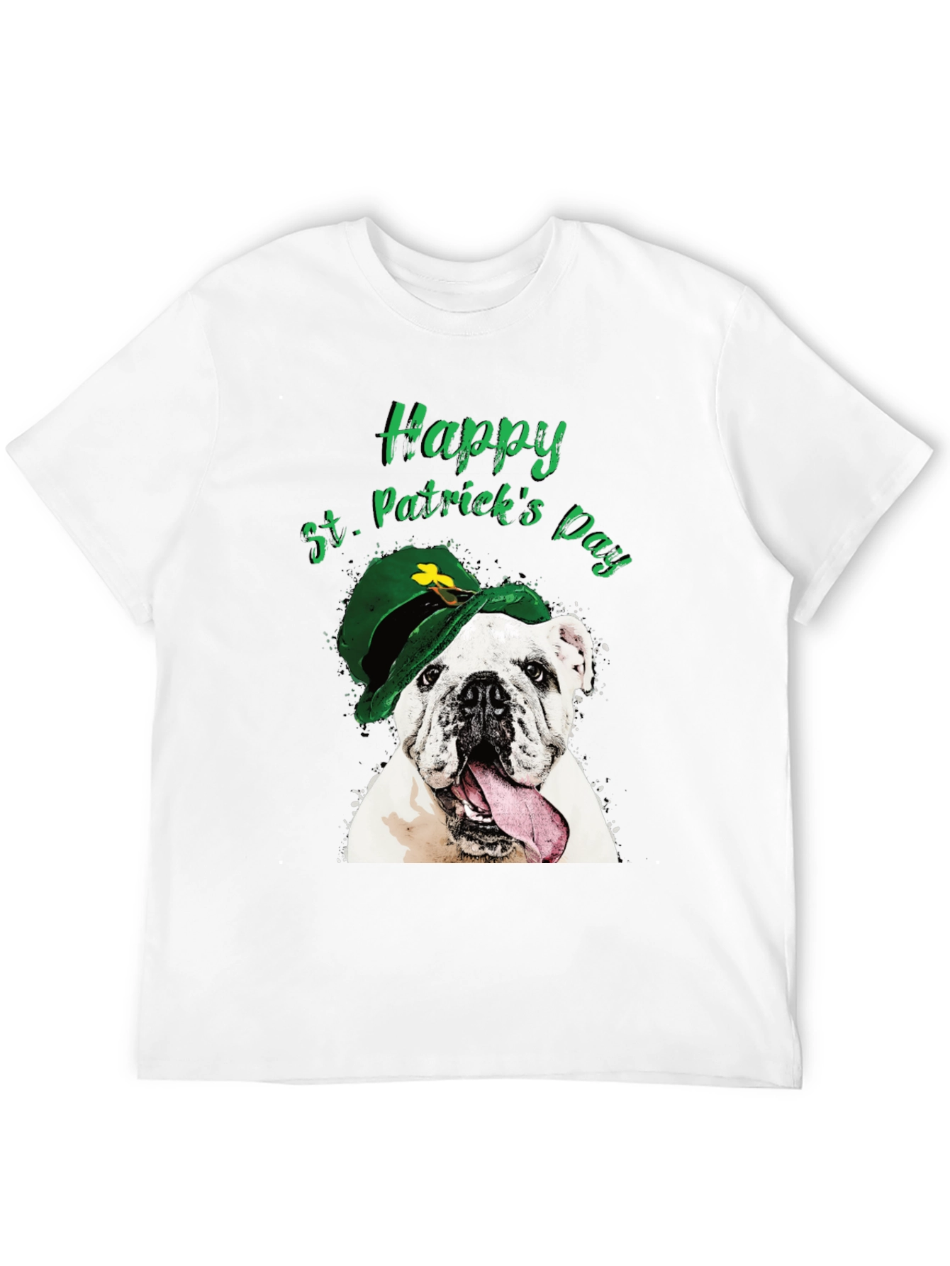 St. Patricks Day Bulldog T-Shirt