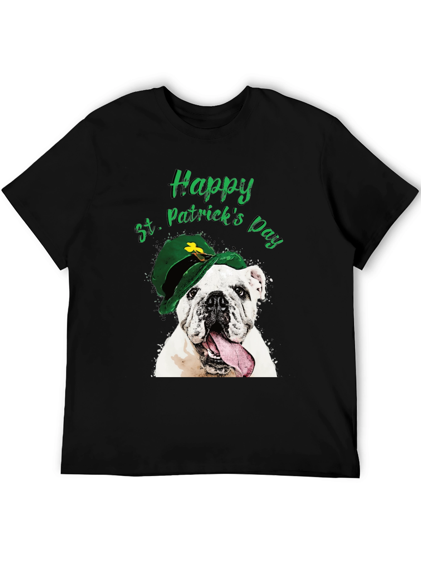 St. Patricks Day Bulldog T-Shirt