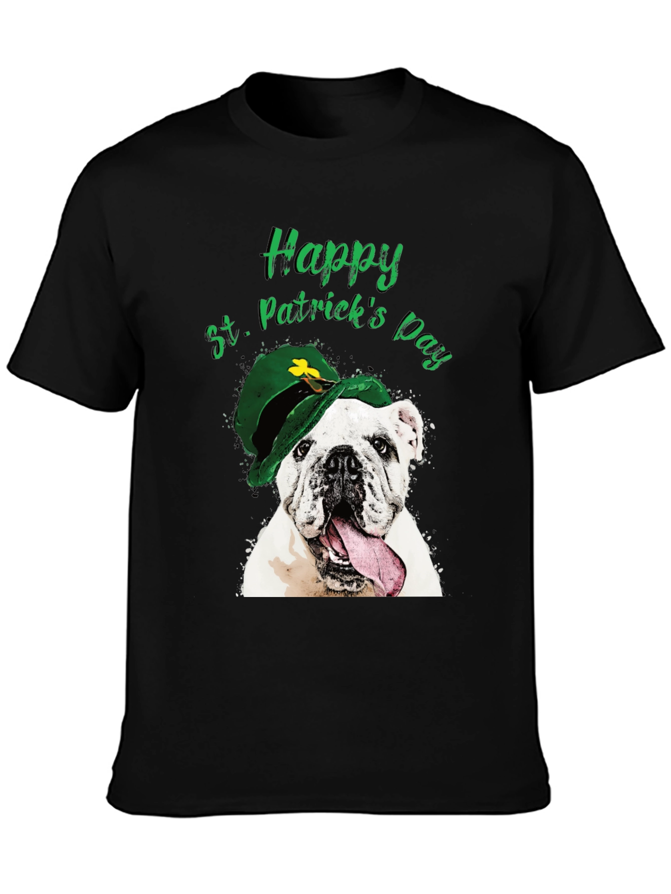 St. Patricks Day Bulldog T-Shirt