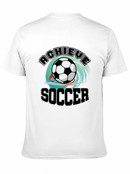 Achieve Soccer T-Shirt - Black Graphic Tee