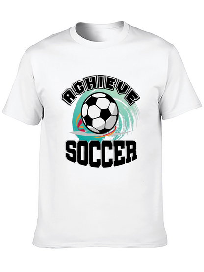 Achieve Soccer T-Shirt - Black Graphic Tee