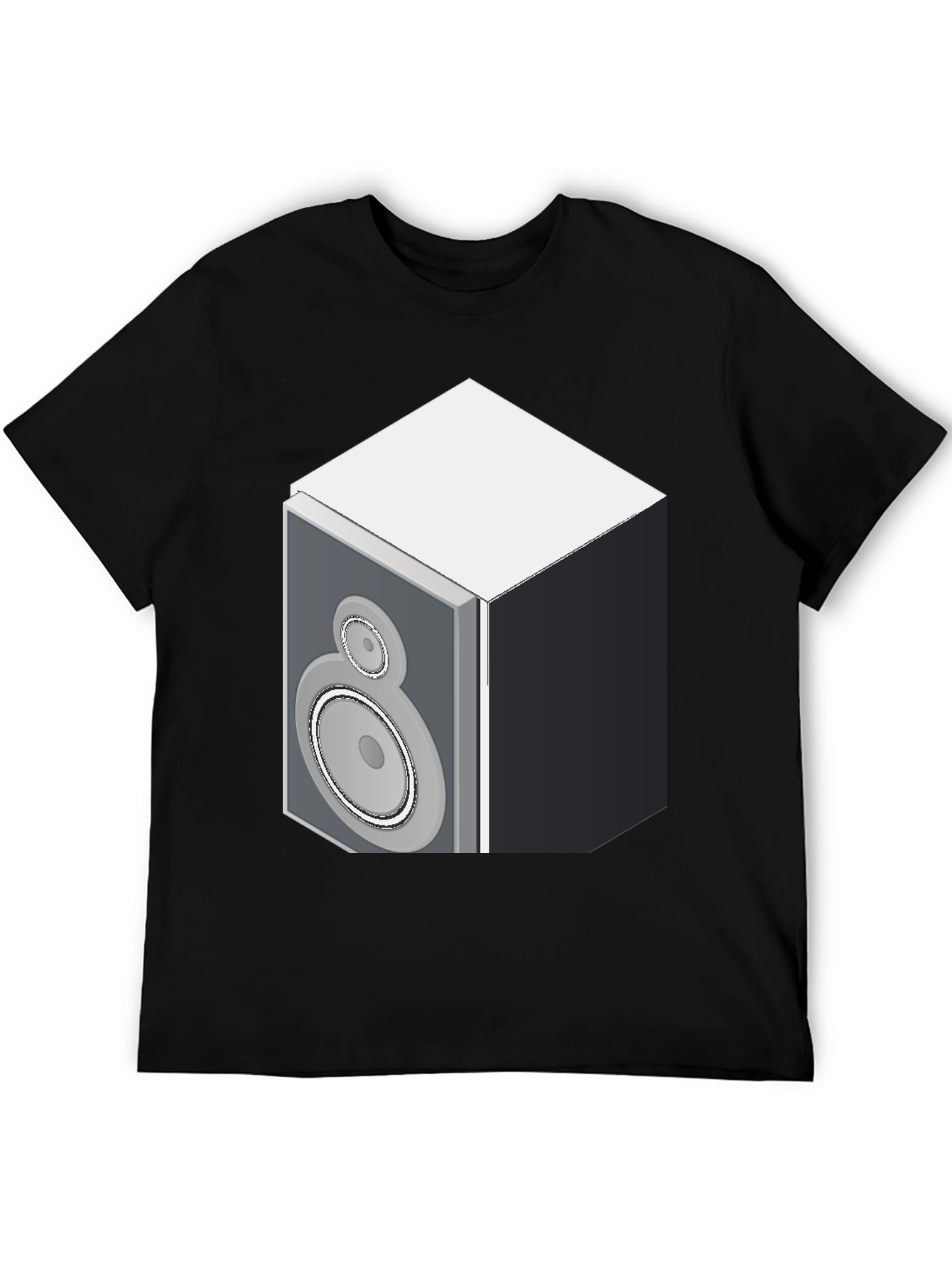 Speaker Graphic Black T-Shirt