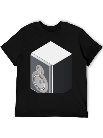 Speaker Graphic Black T-Shirt