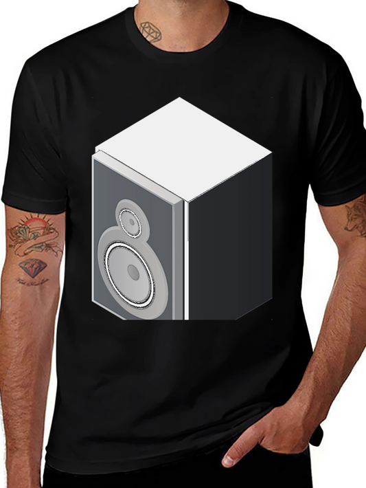 Speaker Graphic Black T-Shirt
