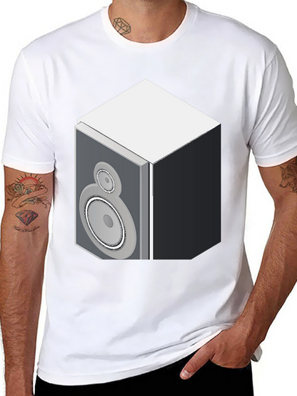 Speaker Graphic Black T-Shirt
