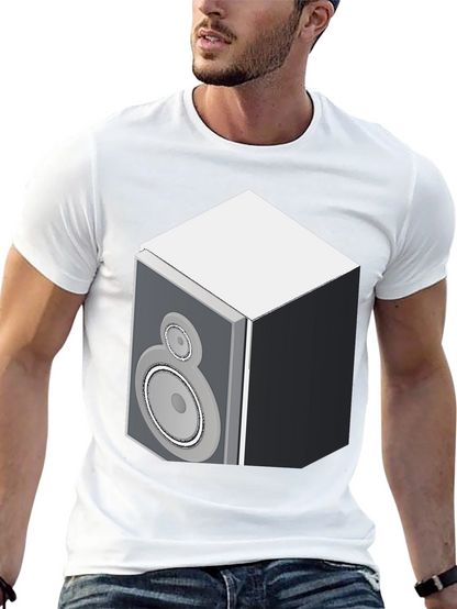 Speaker Graphic Black T-Shirt