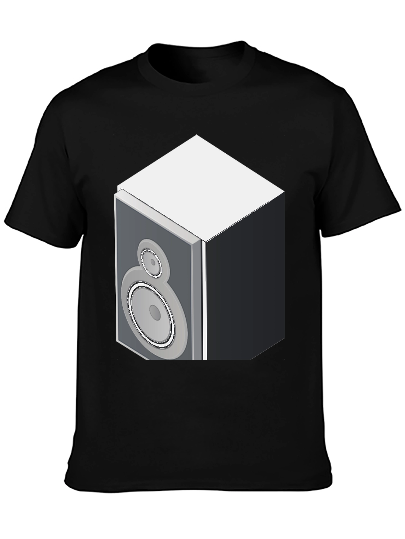 Speaker Graphic Black T-Shirt