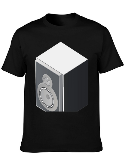 Speaker Graphic Black T-Shirt