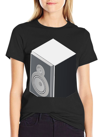 Speaker Graphic Black T-Shirt