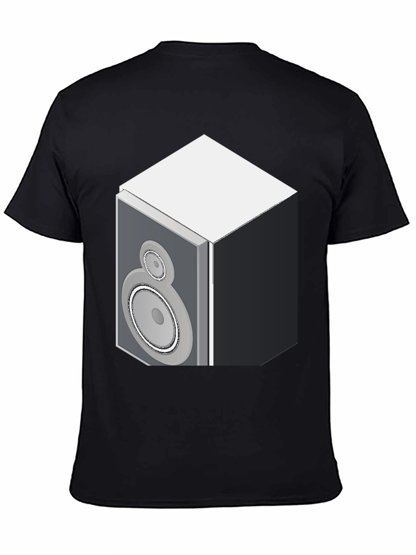 Speaker Graphic Black T-Shirt