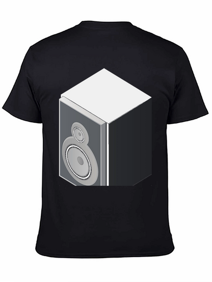 Speaker Graphic Black T-Shirt