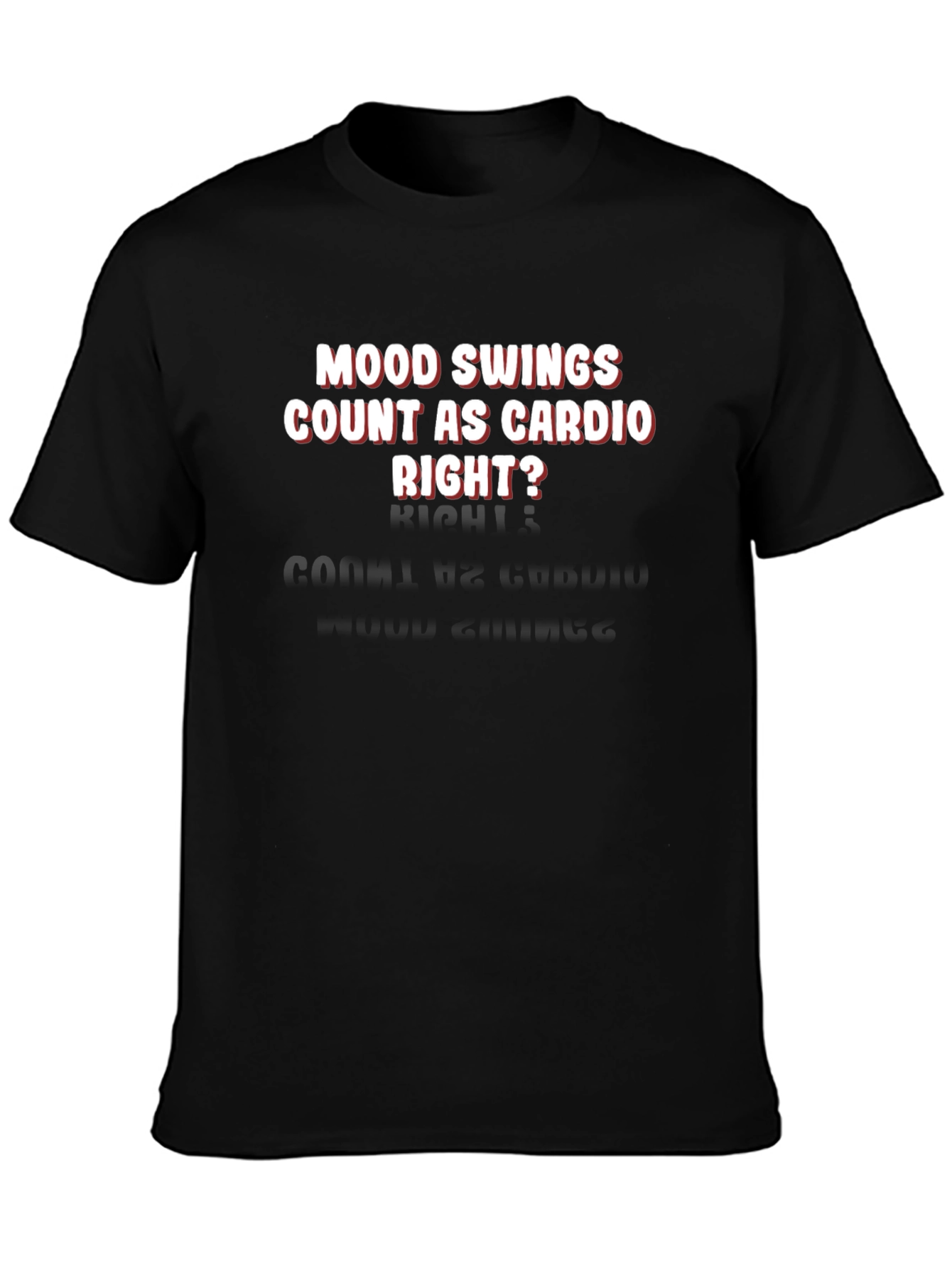Mood Swings Cardio Tee - Funny Workout Shirt