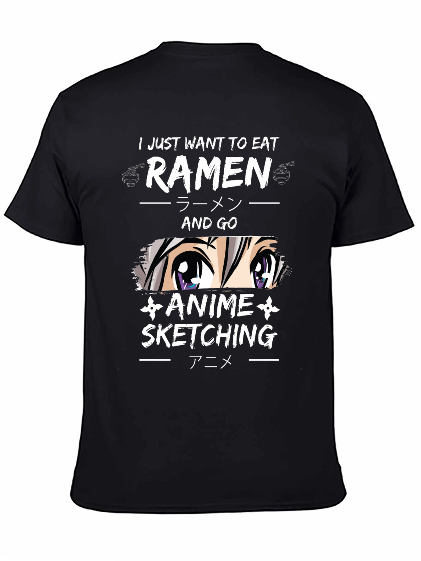 Ramen Anime Sketching T-Shirt