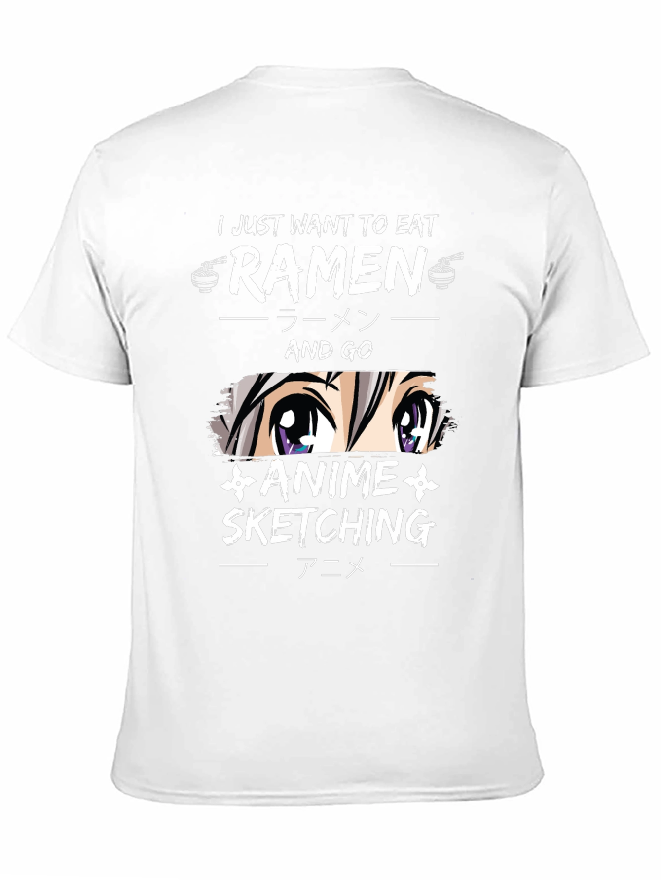 Ramen Anime Sketching T-Shirt