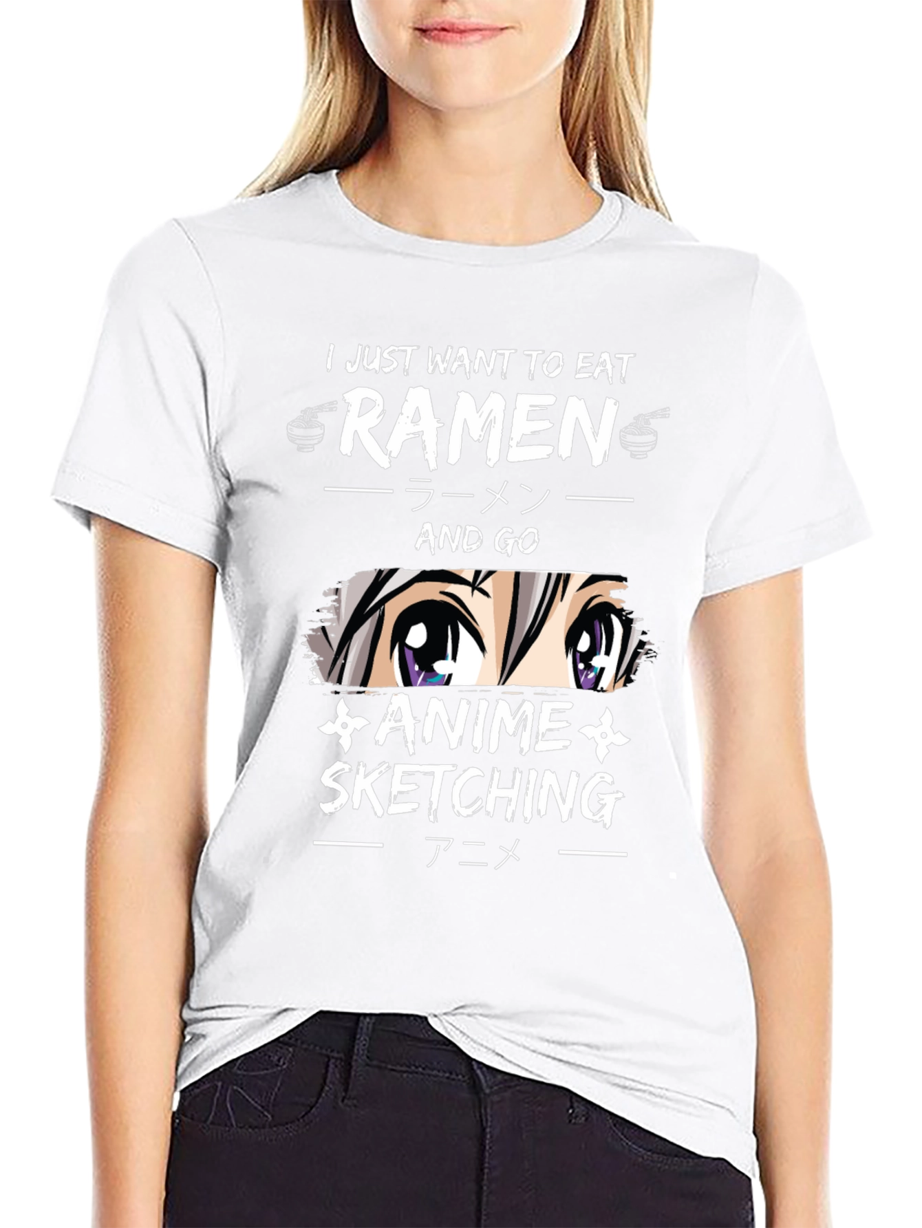 Ramen Anime Sketching T-Shirt