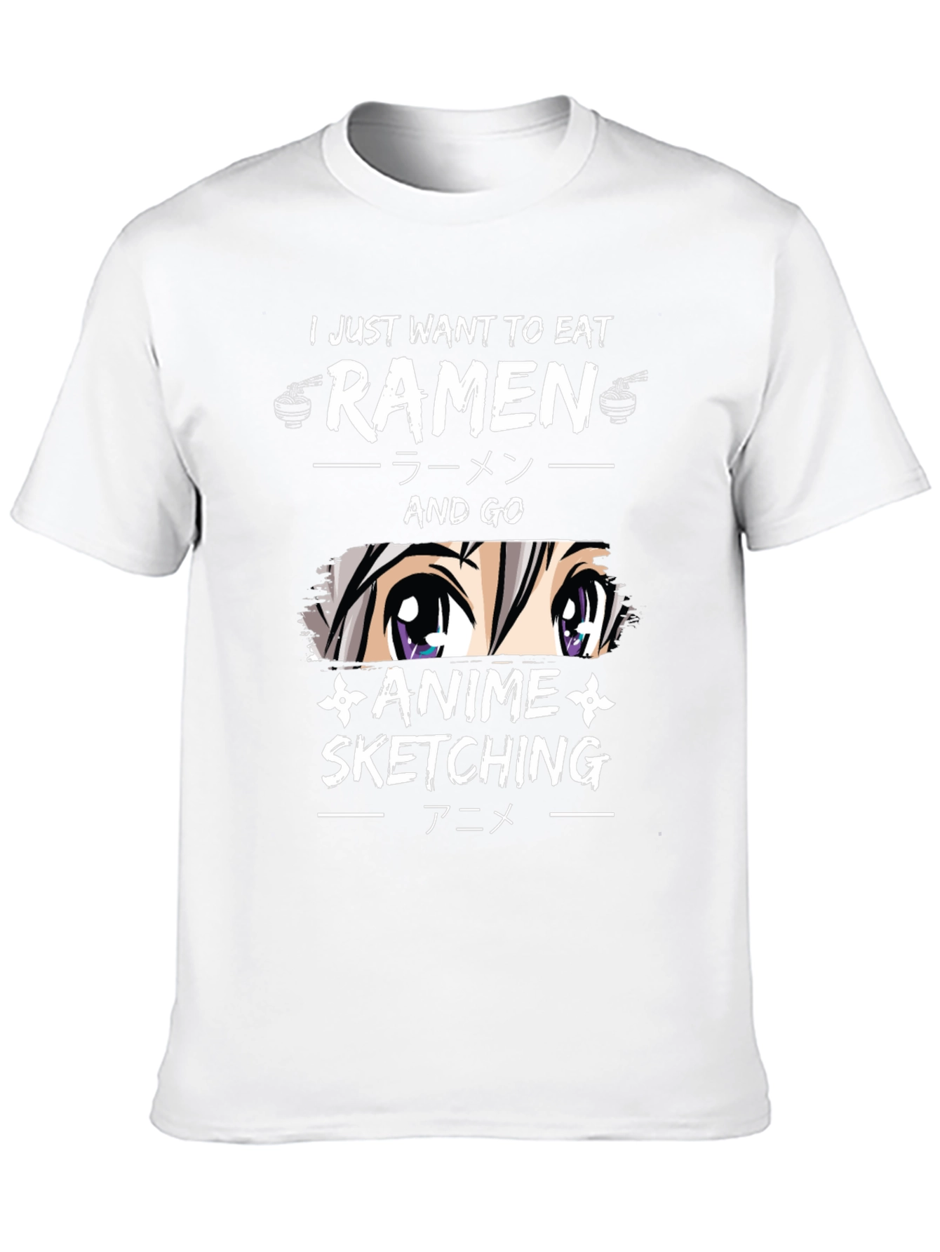 Ramen Anime Sketching T-Shirt