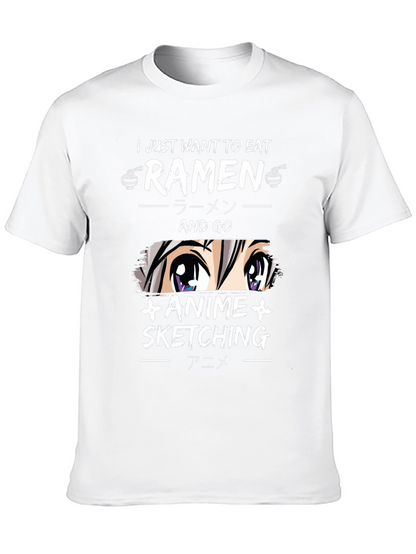 Ramen Anime Sketching T-Shirt