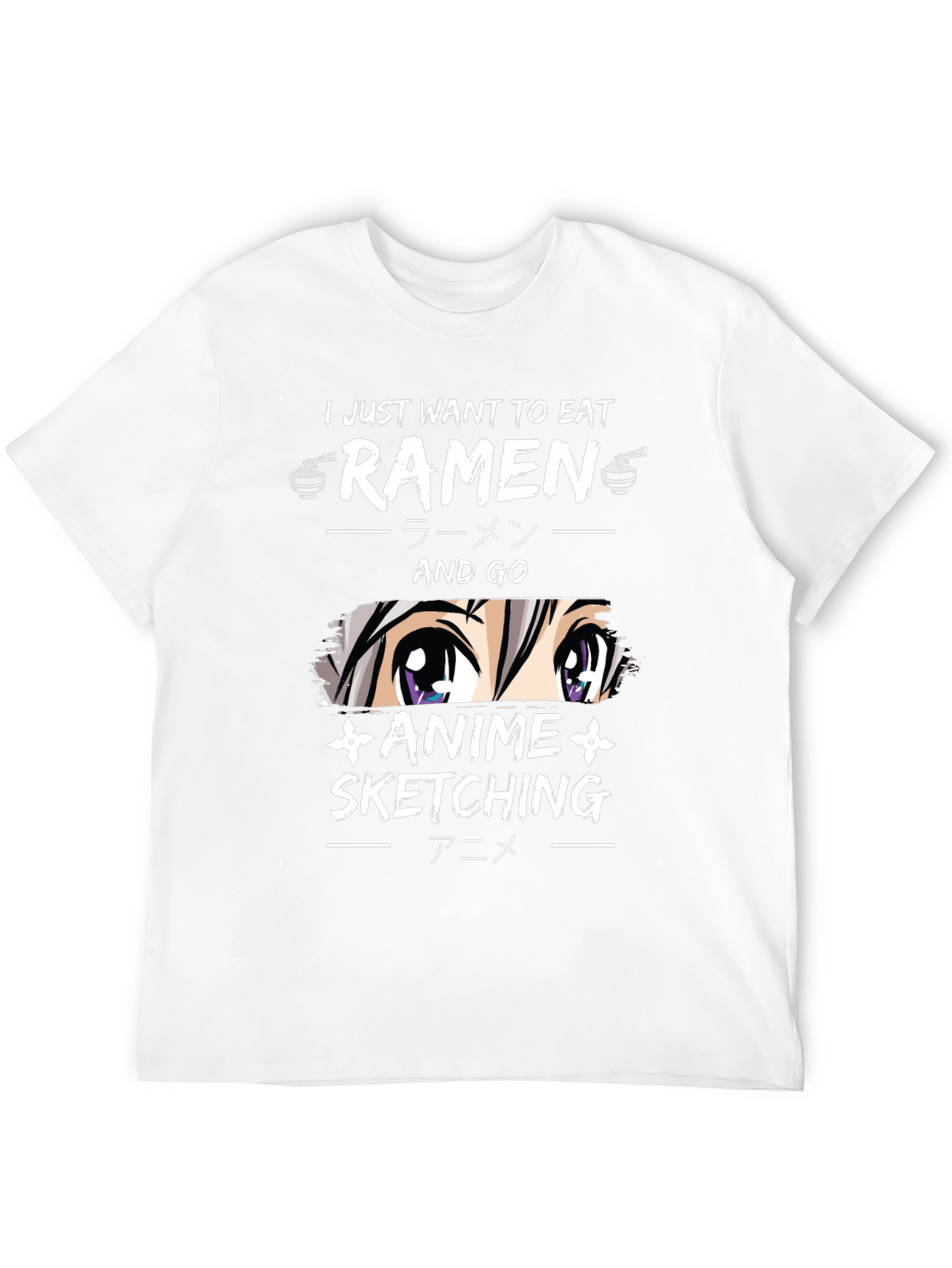 Ramen Anime Sketching T-Shirt