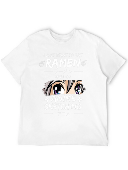 Ramen Anime Sketching T-Shirt