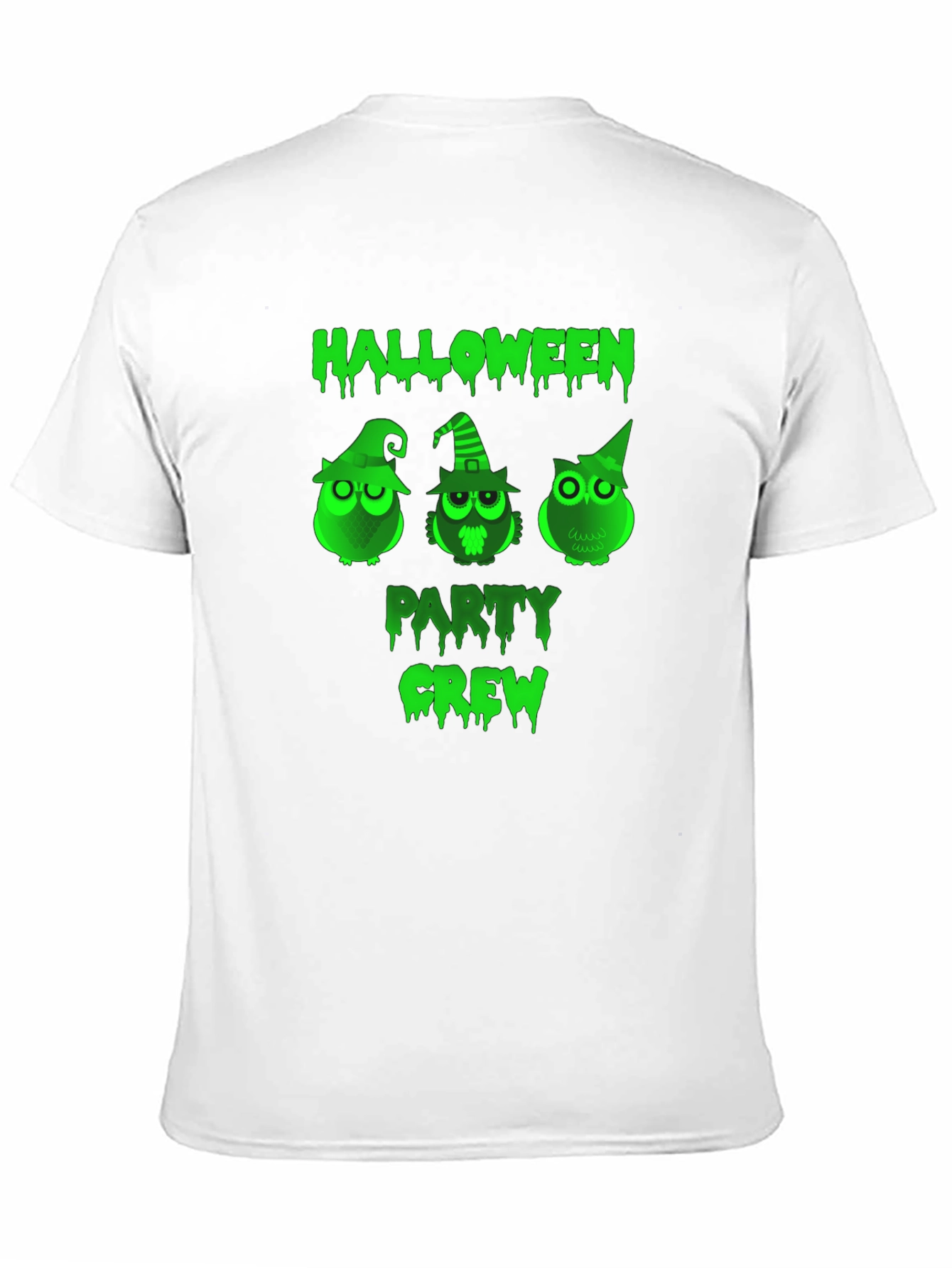 Halloween Party Crew Owl Graphic T-Shirt