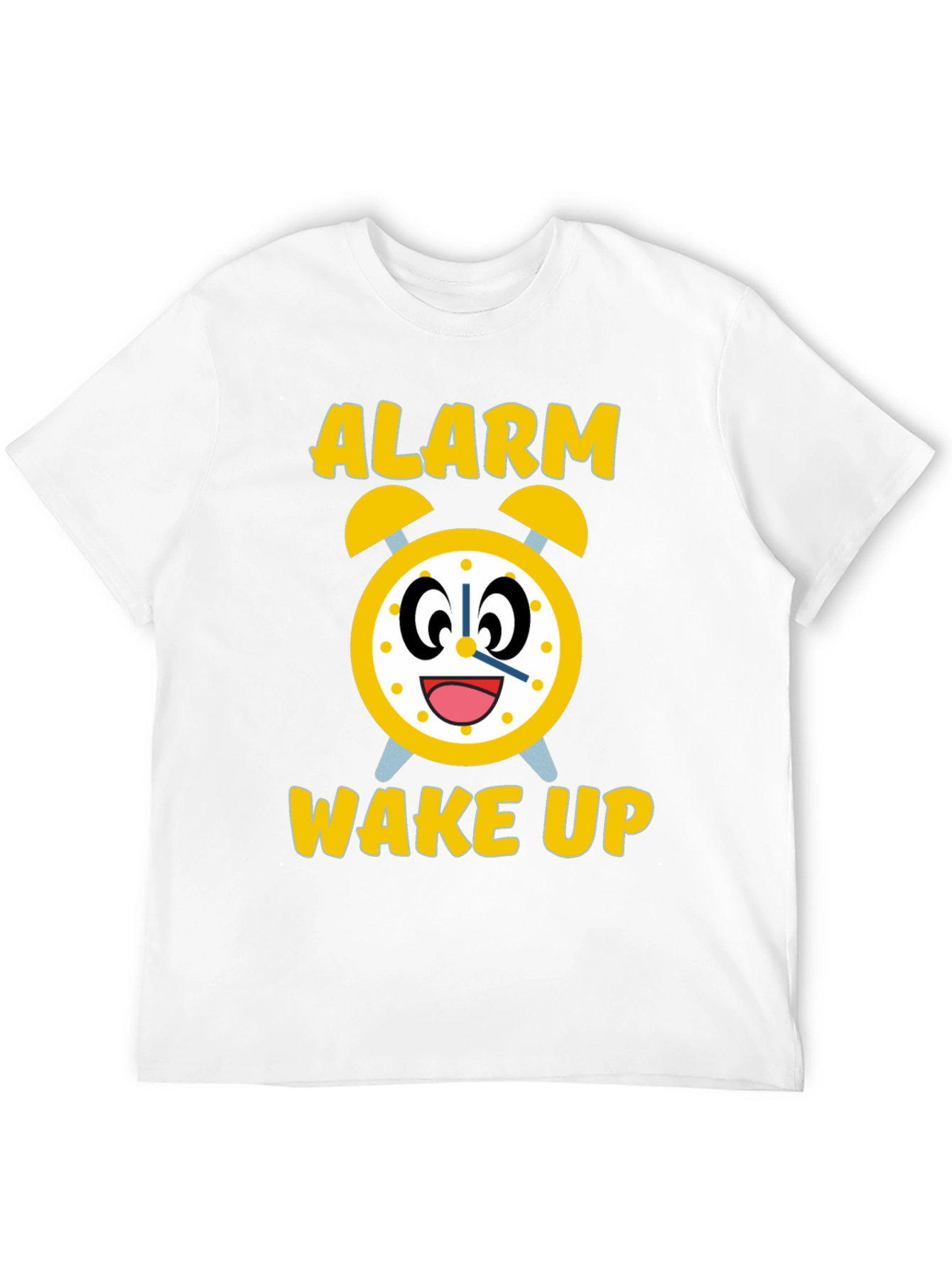 Alarm Wake Up Novelty Graphic Tee