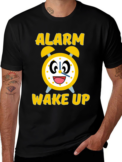 Alarm Wake Up Novelty Graphic Tee