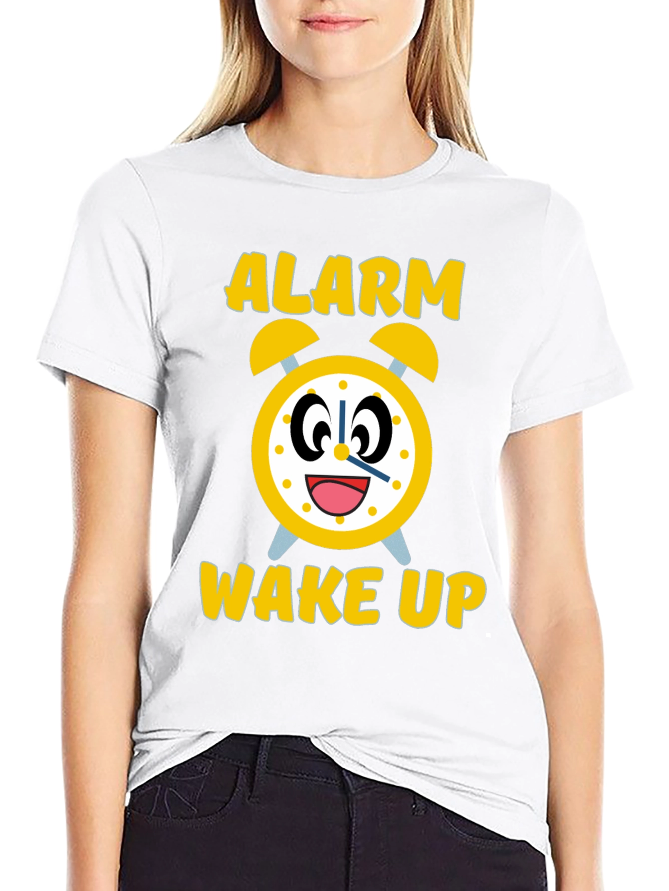 Alarm Wake Up Novelty Graphic Tee