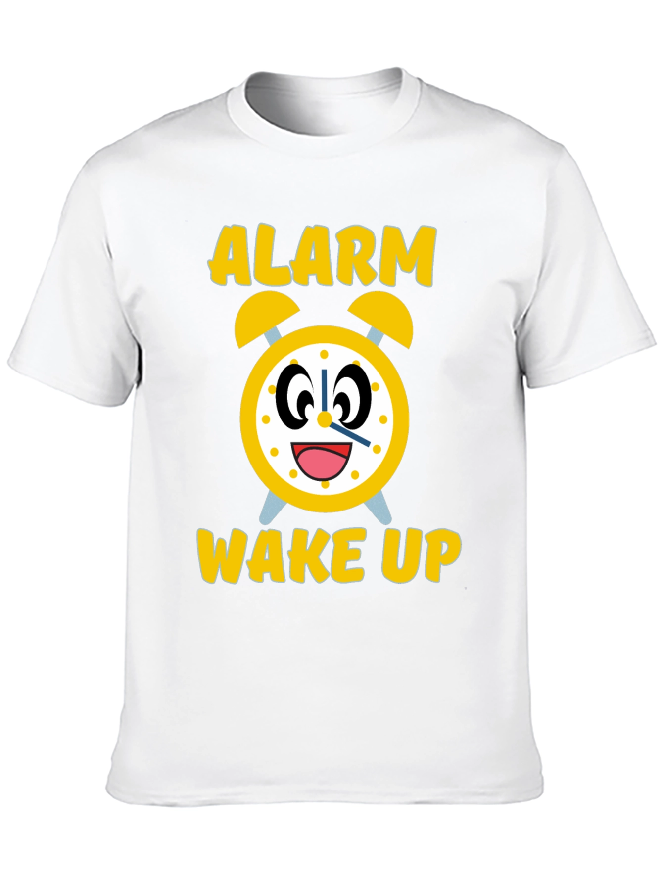 Alarm Wake Up Novelty Graphic Tee